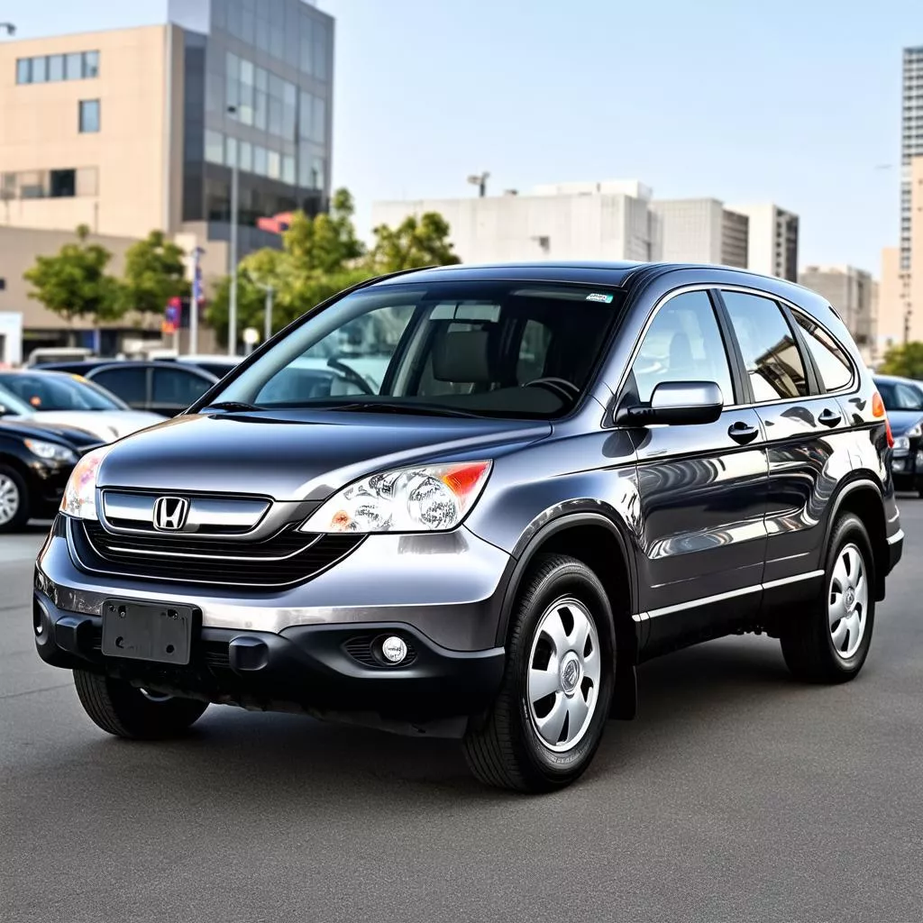 Xe ô tô CRV cũ đang chờ chủ mới